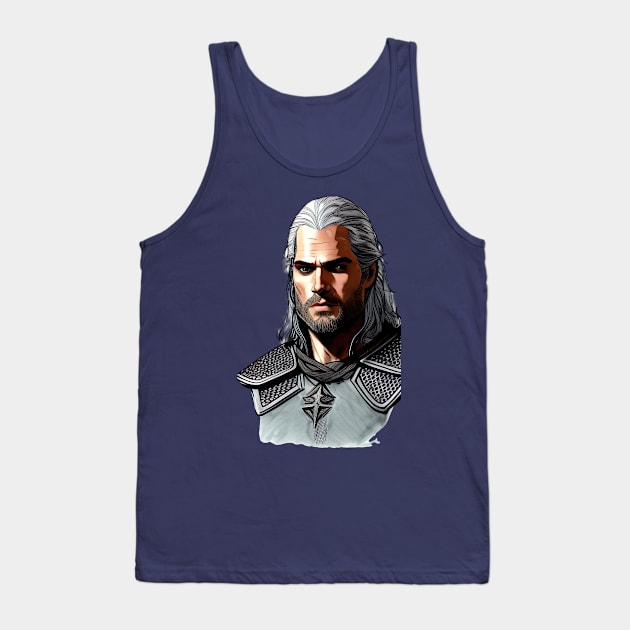 Geralt of Rivia Tank Top by Sobalvarro